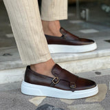 Men's Leather Slip-On Loafers