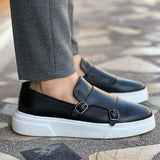 Men's Leather Slip-On Loafers