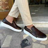 Men's Leather Slip-On Loafers