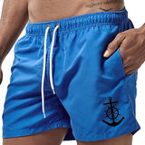 Clayton Men's Elegant Anchor Swim Shorts