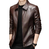 Men's Casual Genuine Leather Jacket