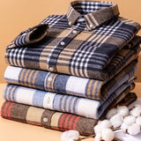 Classic Men's Plaid Cotton Shirt