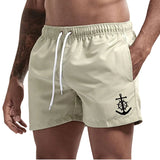 Clayton Men's Elegant Anchor Swim Shorts