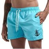 Clayton Men's Elegant Anchor Swim Shorts