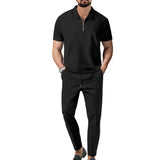 Men's Polo Shirt and Pants Set