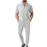Men's Polo Shirt and Pants Set