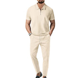 Men's Polo Shirt and Pants Set