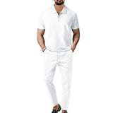Men's Polo Shirt and Pants Set