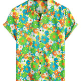 Graham Men's Hawaiian Short Sleeve Shirt – Green