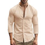 Airy Men's Linen-Blend Shirt