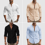 Airy Men's Linen-Blend Shirt