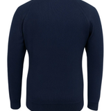 Men's Zip Mock-Neck Sweater – Cobalt Blue