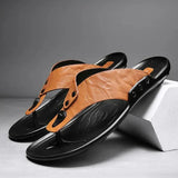 Elegant Men's Leather Sandals