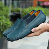Men's Vintage-Style Leather Loafers