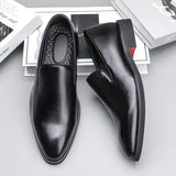 Men's Comfortable Leather Slip-On Shoes