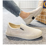 Men's Breathable Canvas Slip-Ons