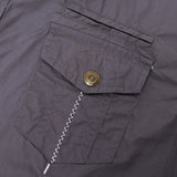 Men's Short Sleeve Cotton Cargo Shirt