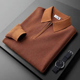 Men's Elegant Zip Sweater