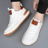 Men's Thick-Sole Leather Shoes