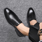 Men's Comfortable Leather Slip-On Shoes