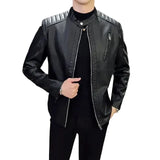 Elegant Men's Leather Jacket