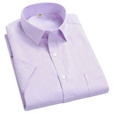 Men's Short Sleeve Business Shirt for Summer