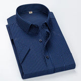 Men's Short Sleeve Business Shirt for Summer
