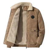 Men's Fleece-Lined Corduroy Jacket