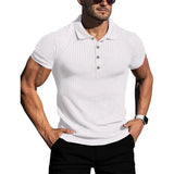 Men's Elegant Striped Polo Shirt