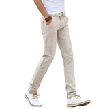 Men's Slim Fit Linen Blend Pants
