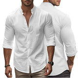 Men's Casual Cotton-Linen Summer Shirt