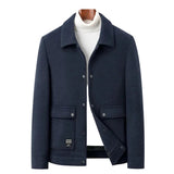 Men's Elegant Soft-Cut Overcoat