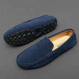 Men's Suede Boat Shoe Style Loafers