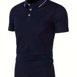 Men's Elegant Polo Shirt in Seven Colours
