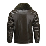 Men's Fleece-Lined Leather Jacket