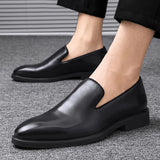 Men's Comfortable Leather Slip-On Shoes