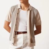 Grant Men's Button-Placket Polo Shirt