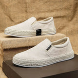 Men's Breathable Canvas Slip-Ons