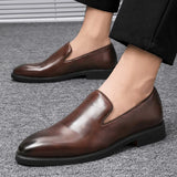 Men's Comfortable Leather Slip-On Shoes