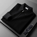 Men's Elegant Zip Sweater