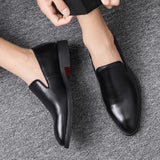 Men's Comfortable Leather Slip-On Shoes