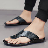 Elegant Men's Leather Sandals