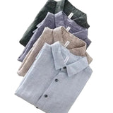 Men's Short Sleeve Linen-Blend Shirt