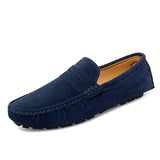 Men's Suede Boat Shoe Style Loafers