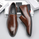 Men's Comfortable Leather Slip-On Shoes