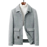 Men's Elegant Soft-Cut Overcoat