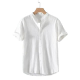 Men's Breathable Relaxed-Fit Cotton Shirt