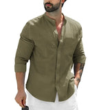 Casual Men's Linen Shirt
