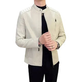 Elegant Men's Leather Jacket