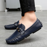 Men's Classic Polished Leather Loafers